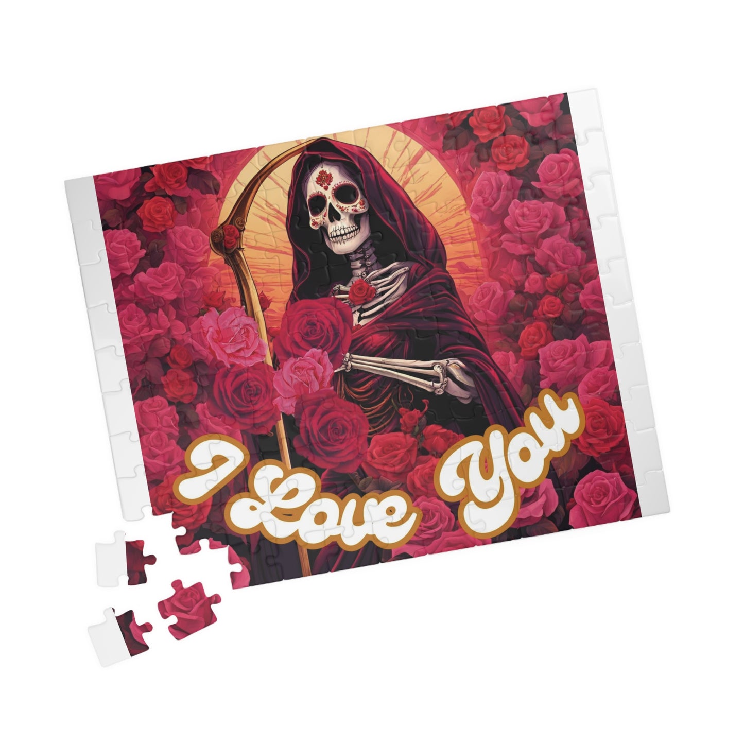 "I Love You" Santa Muerte Puzzle