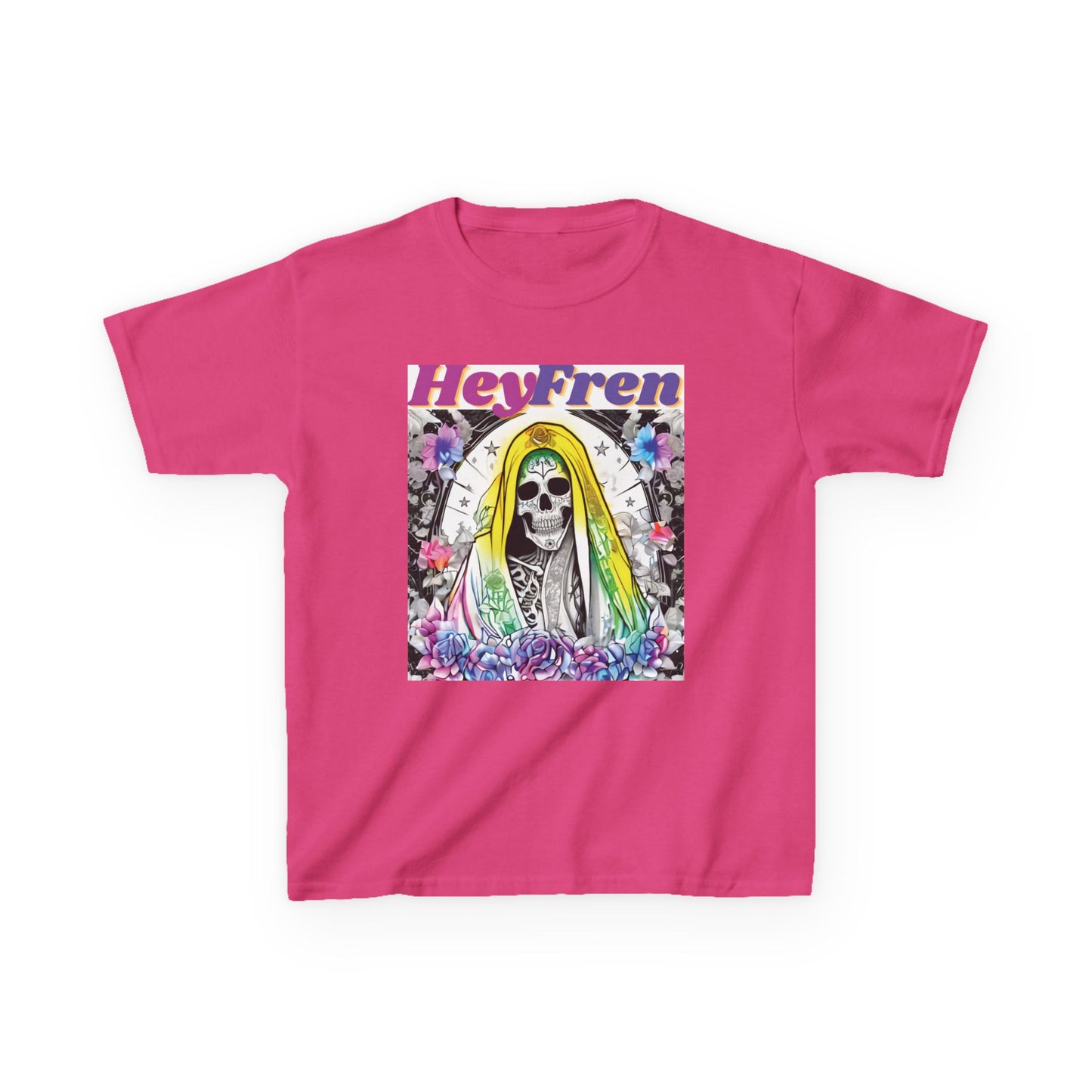 Kids "Hey Fren" Santa Muerte Graphic Tee