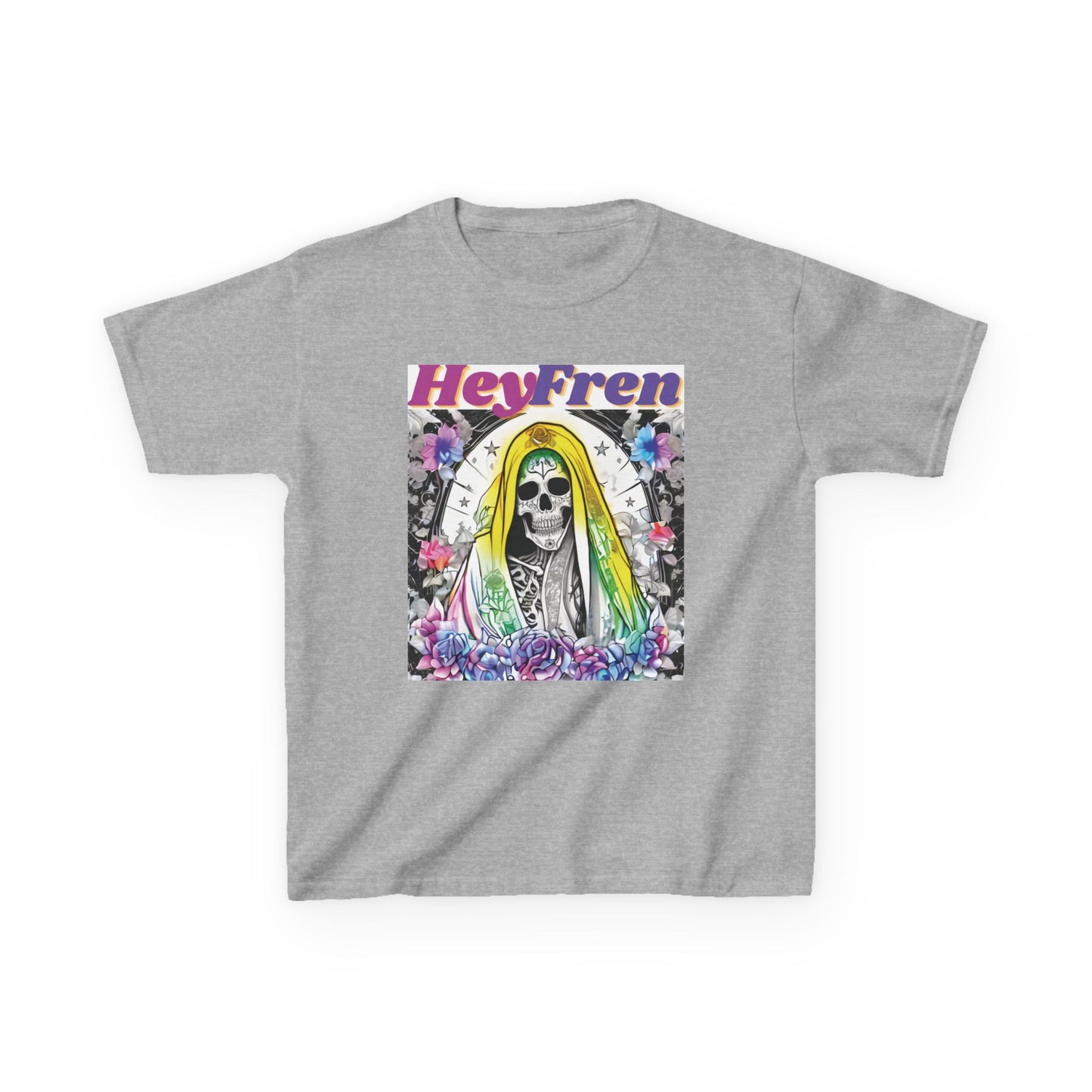 Kids "Hey Fren" Santa Muerte Graphic Tee