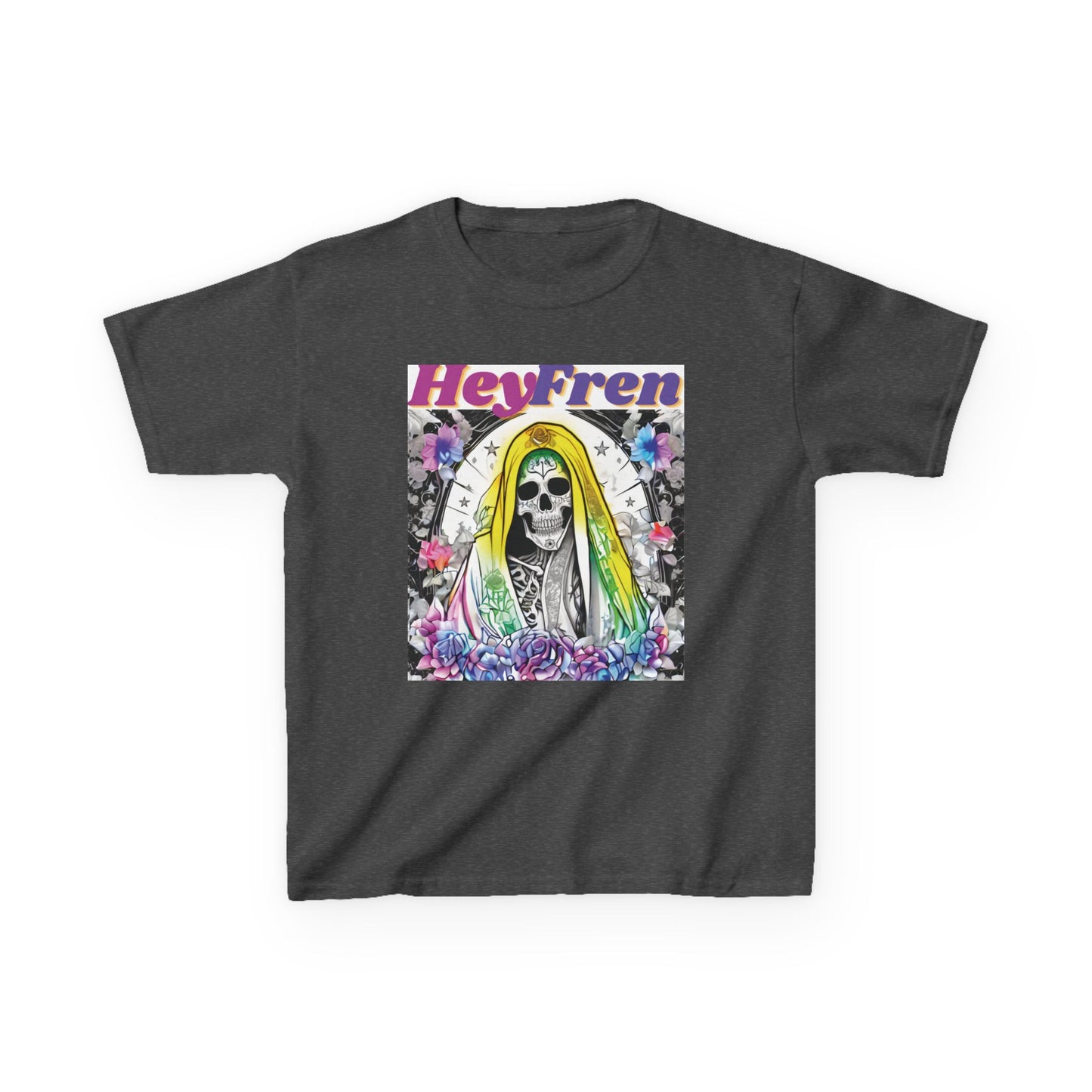 Kids "Hey Fren" Santa Muerte Graphic Tee
