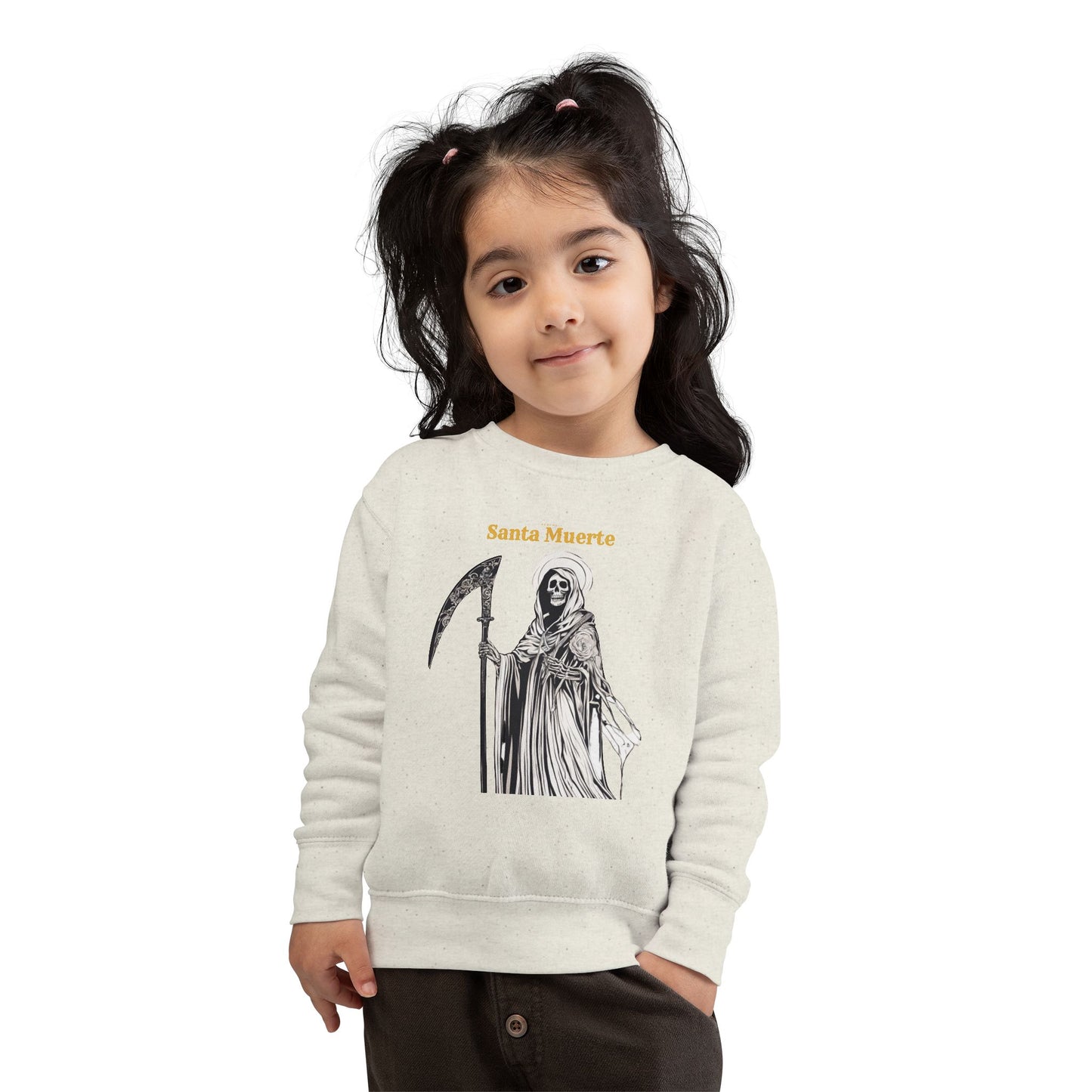 Toddlers "Santisima" Santa Muerte Sweatshirt
