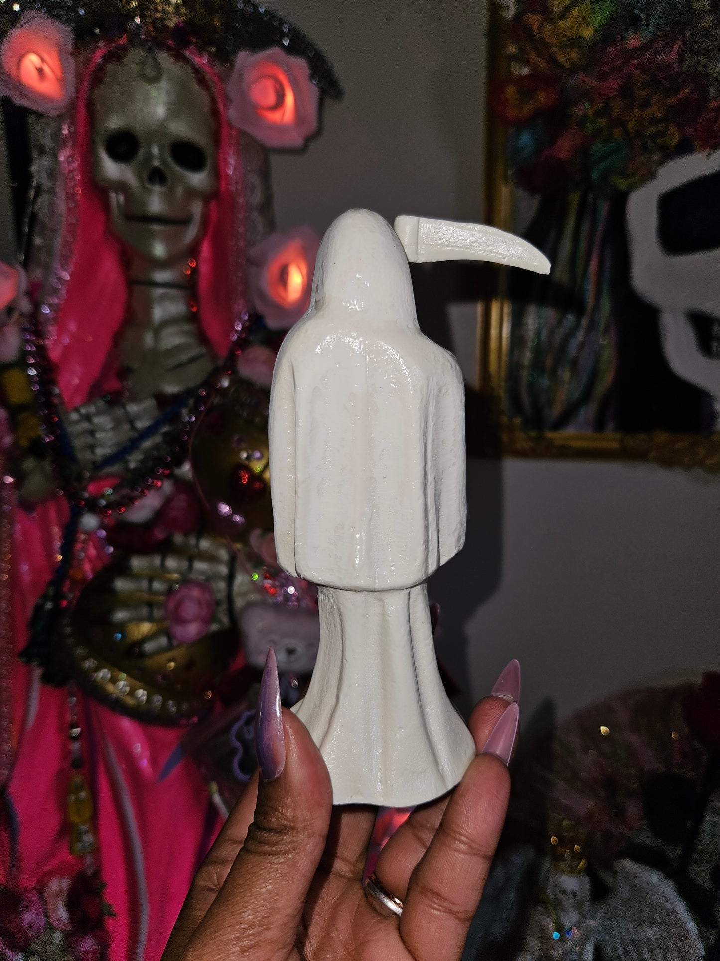 6" Customizable Santa Muerte Statue