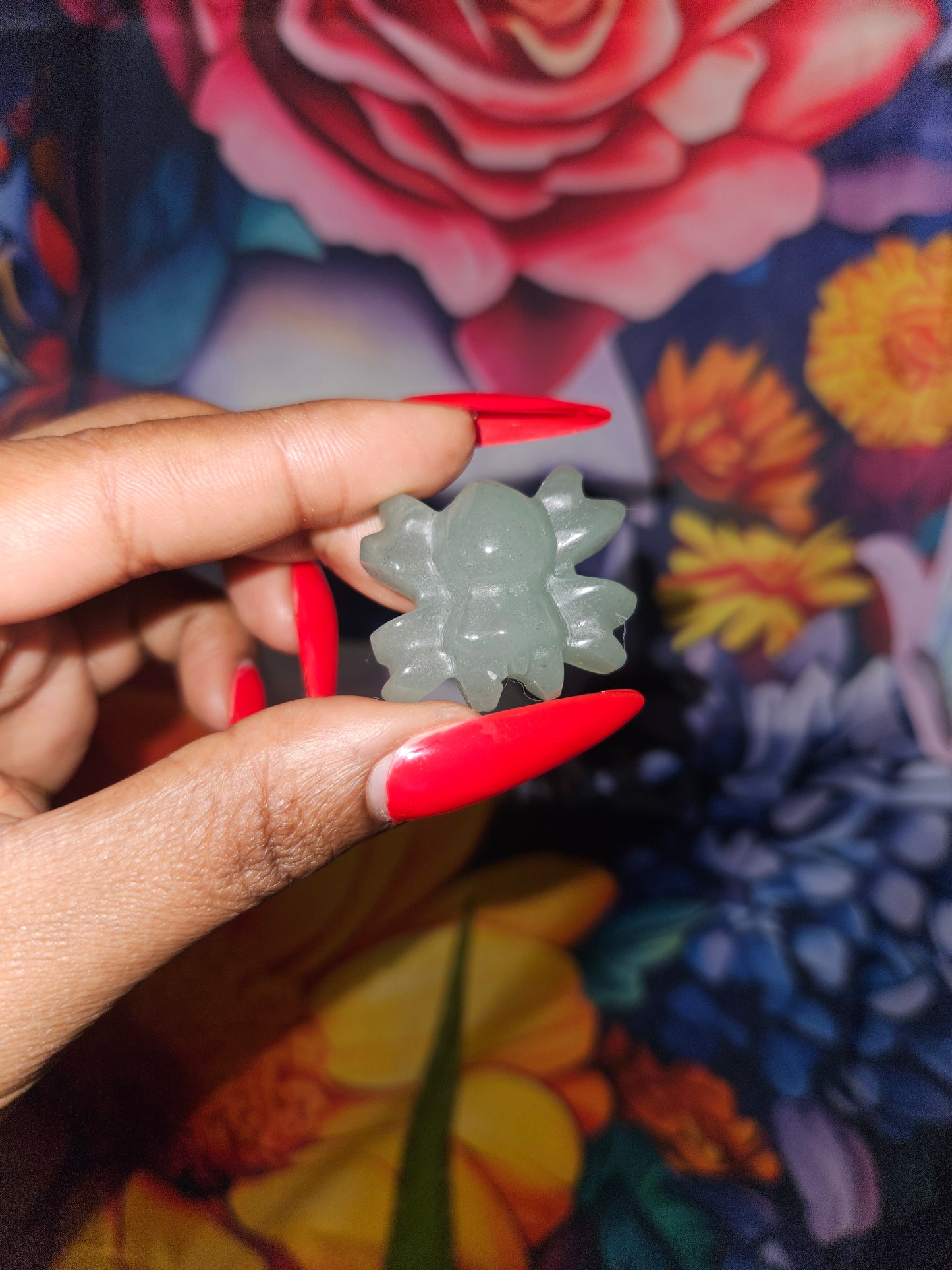 Hand-Carved Crystal Spider