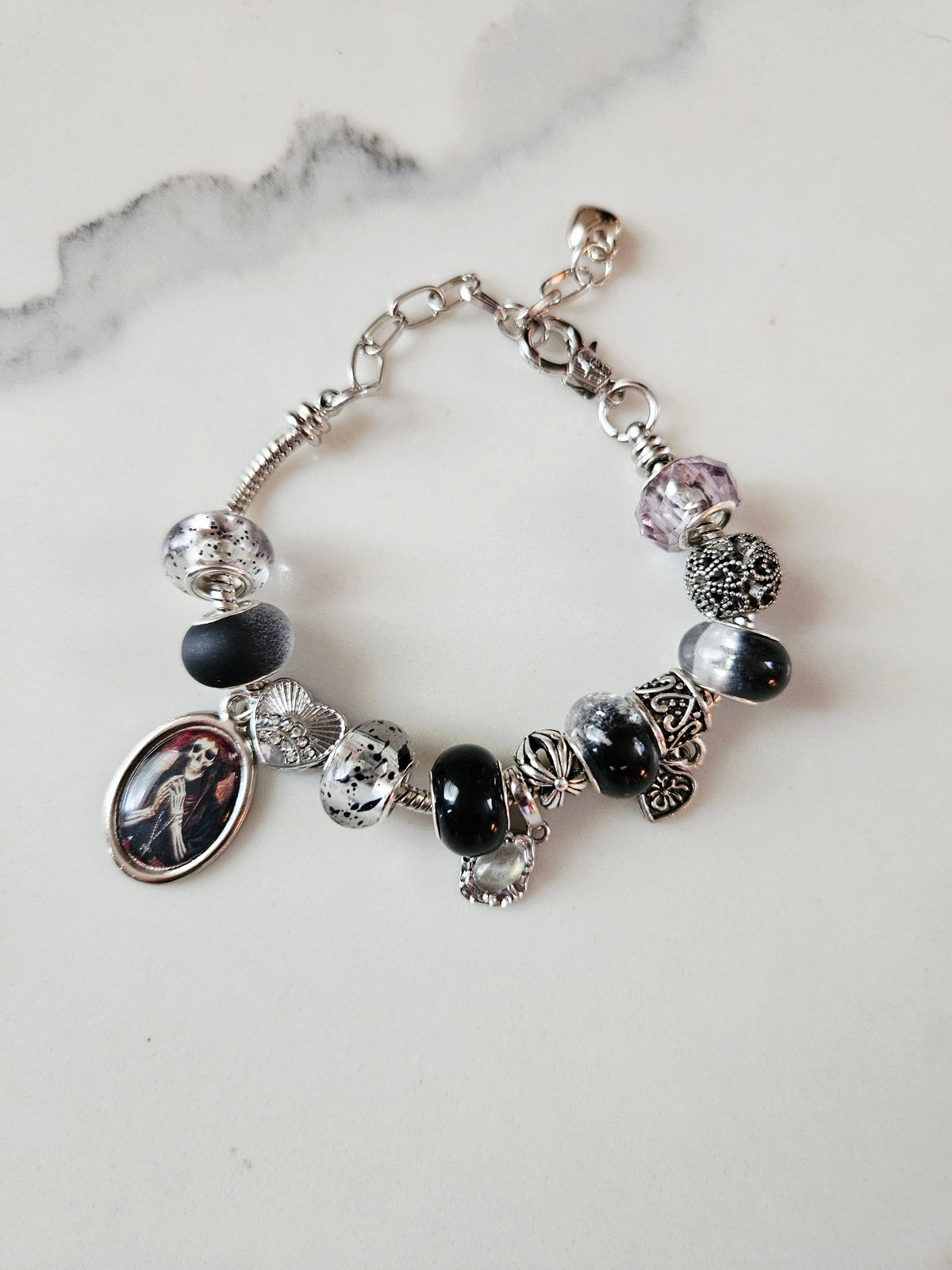 Santa Muerte  Charm Bracelet