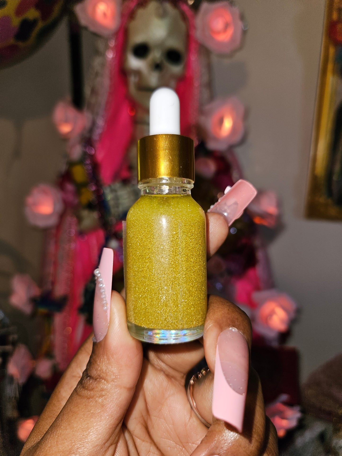 La 7 Colores Dorada "Santa Muerte" Oil