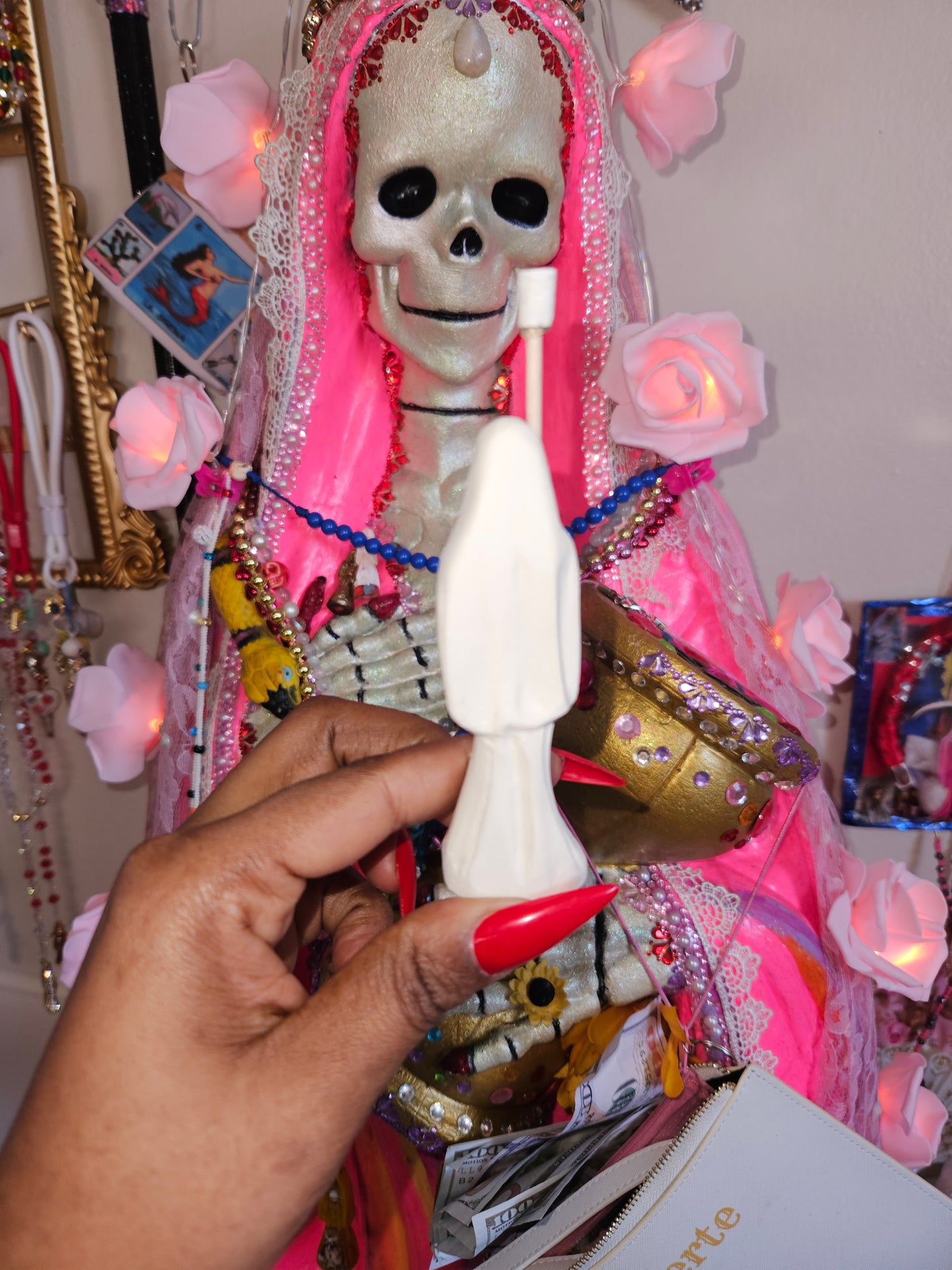 4" Customizable Santa Muerte Statue