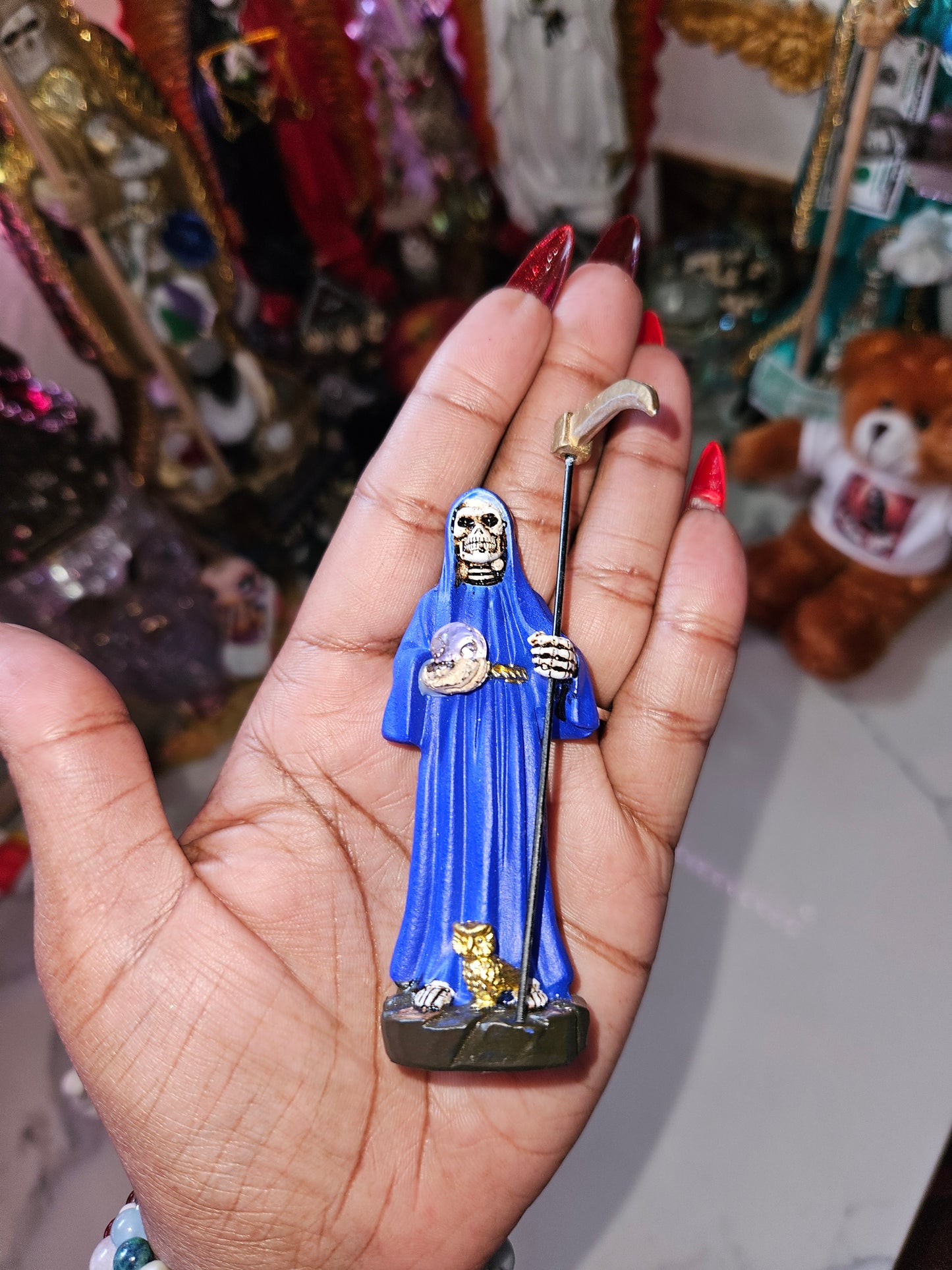 3.5" Mini Santa Muerte Statue