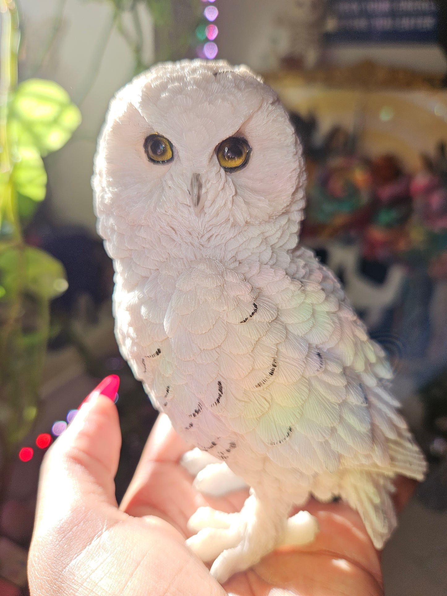 5 " White Owl Statue