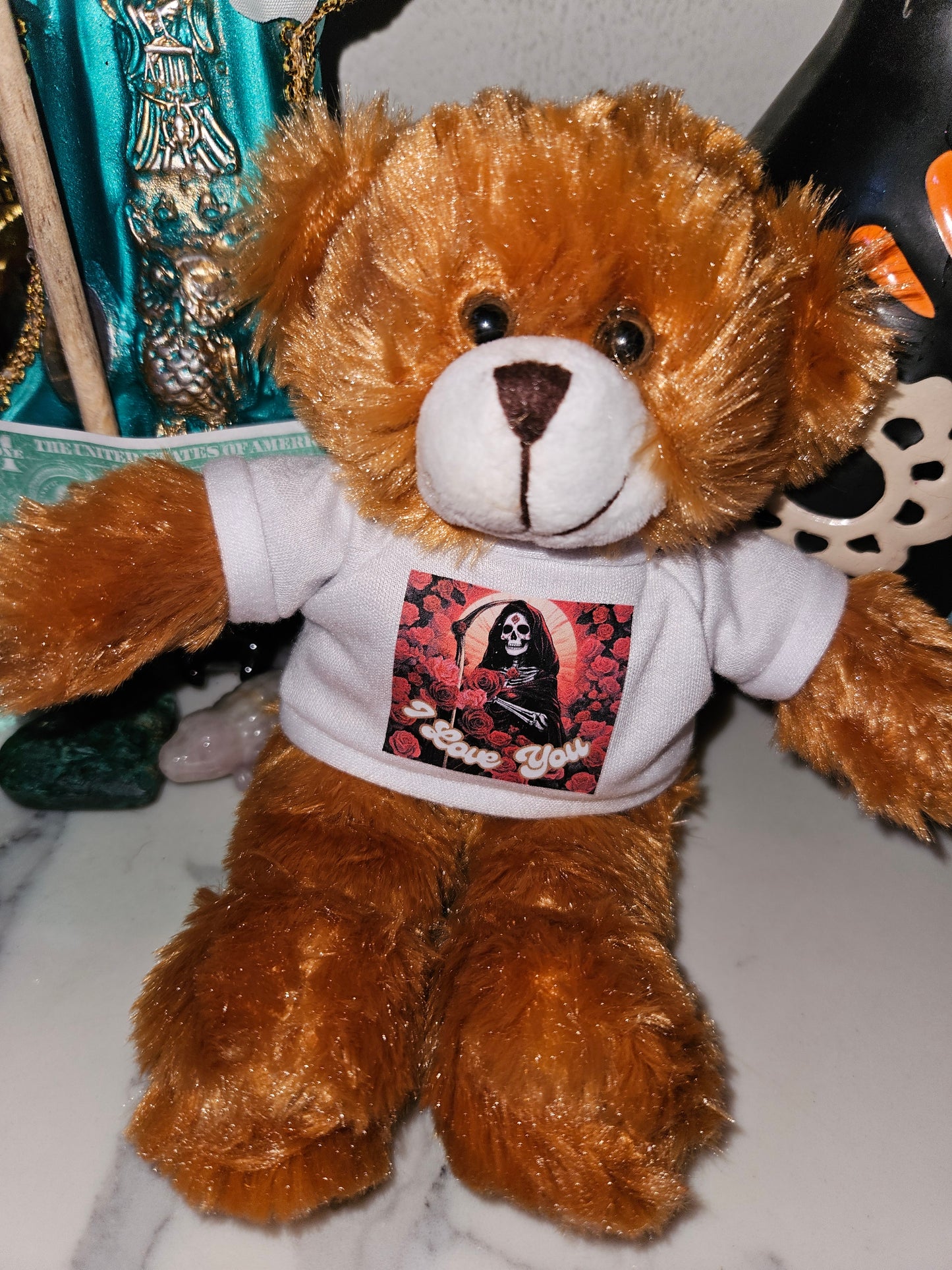 8" Santa Muerte Stuffed Animals
