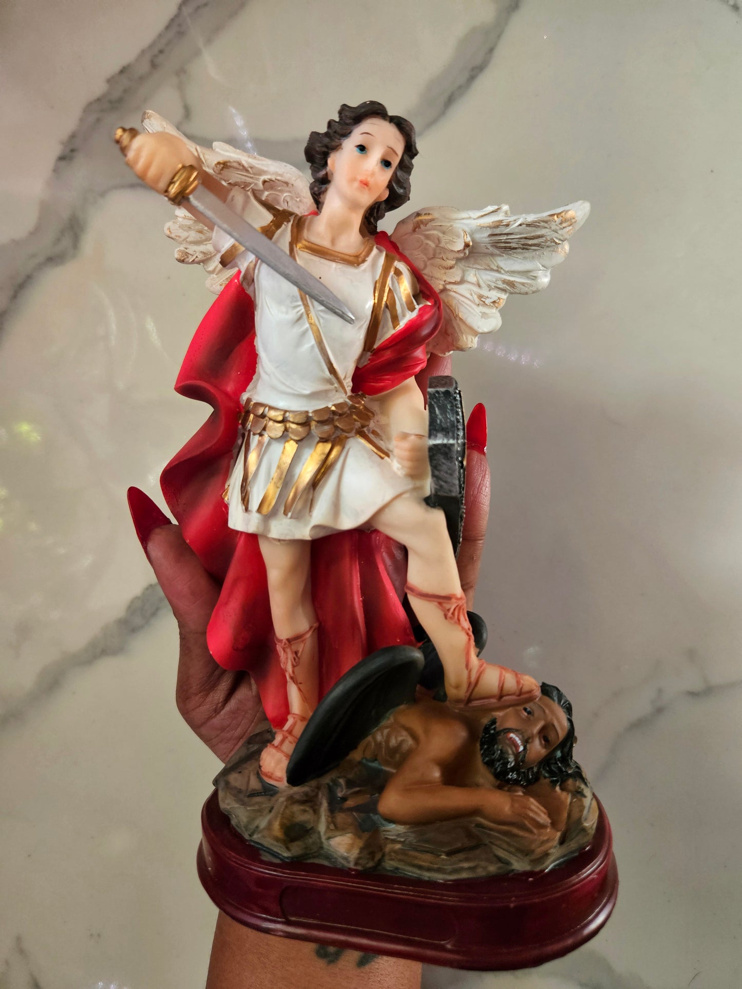 8 " Archangel Saint Michael Statue