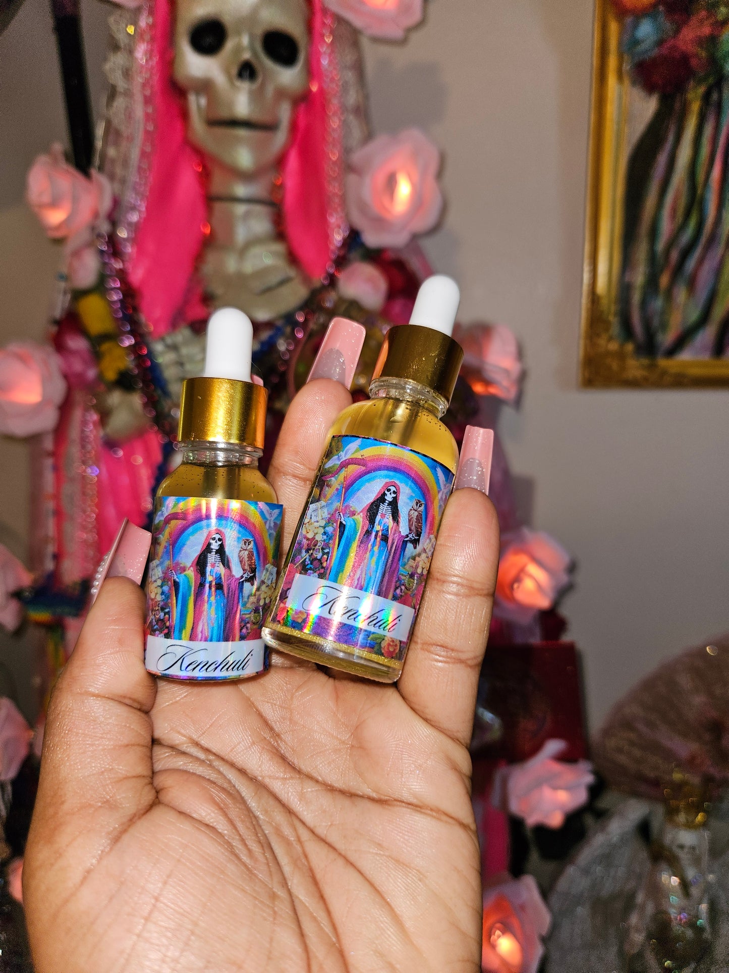 La 7 Colores Dorada "Santa Muerte" Oil