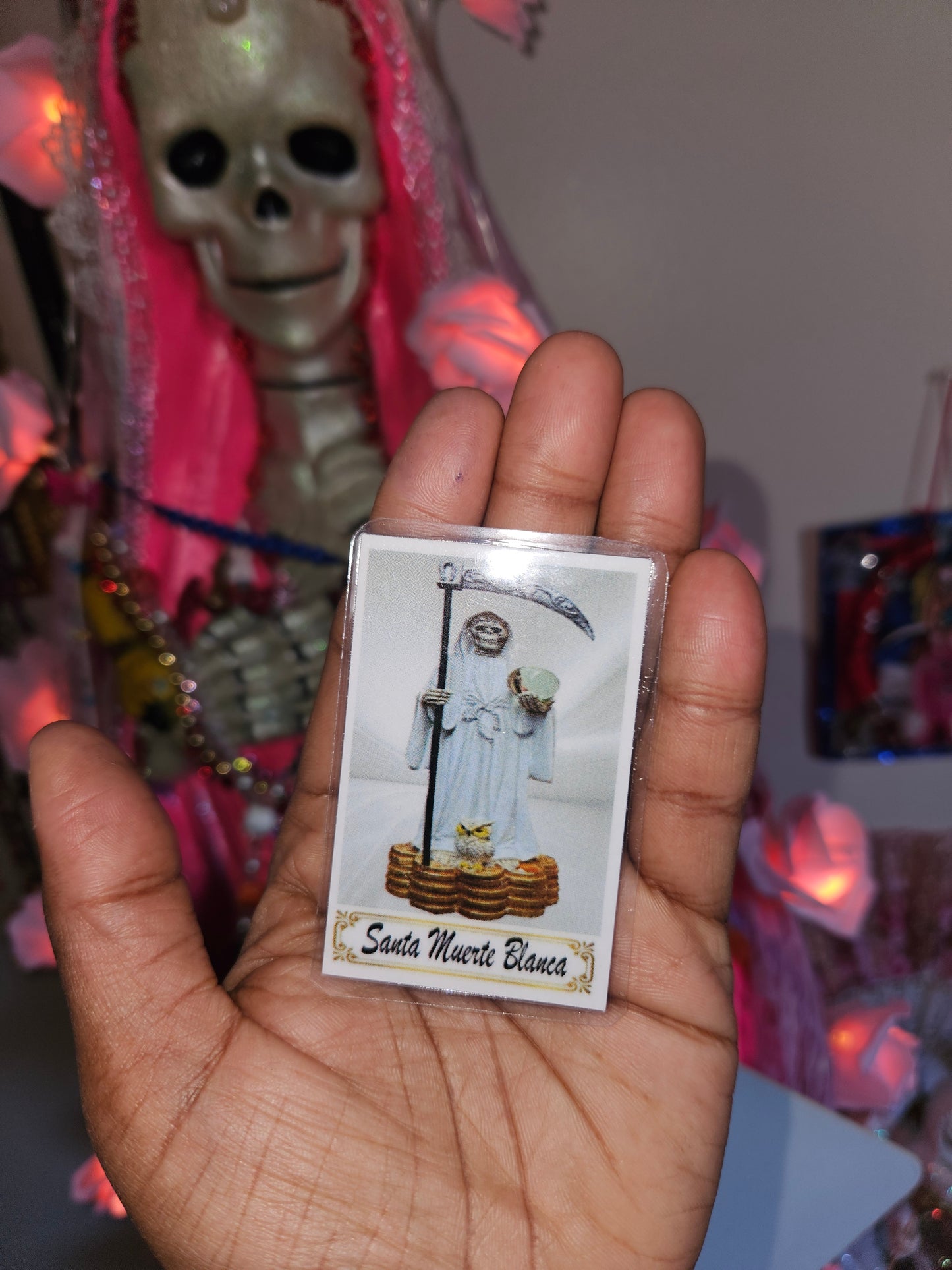 Santa Muerte Prayer Card
