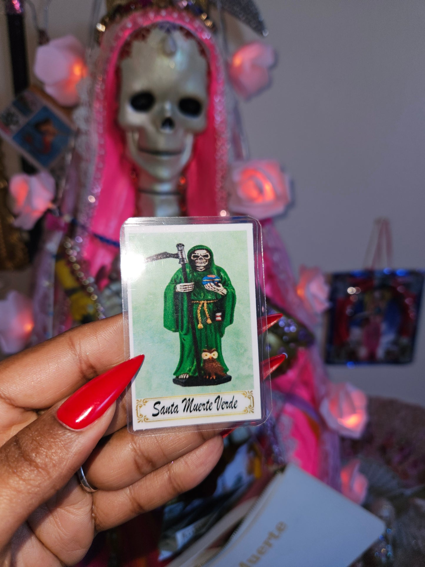 Santa Muerte Prayer Card