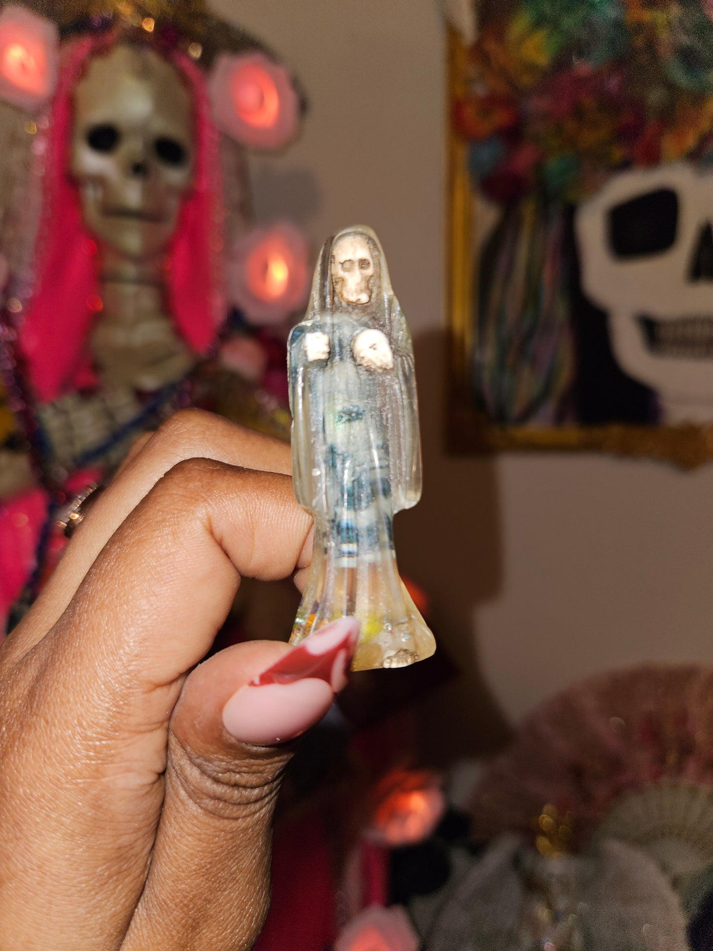 2.5" Mini Santa Muerte Statue