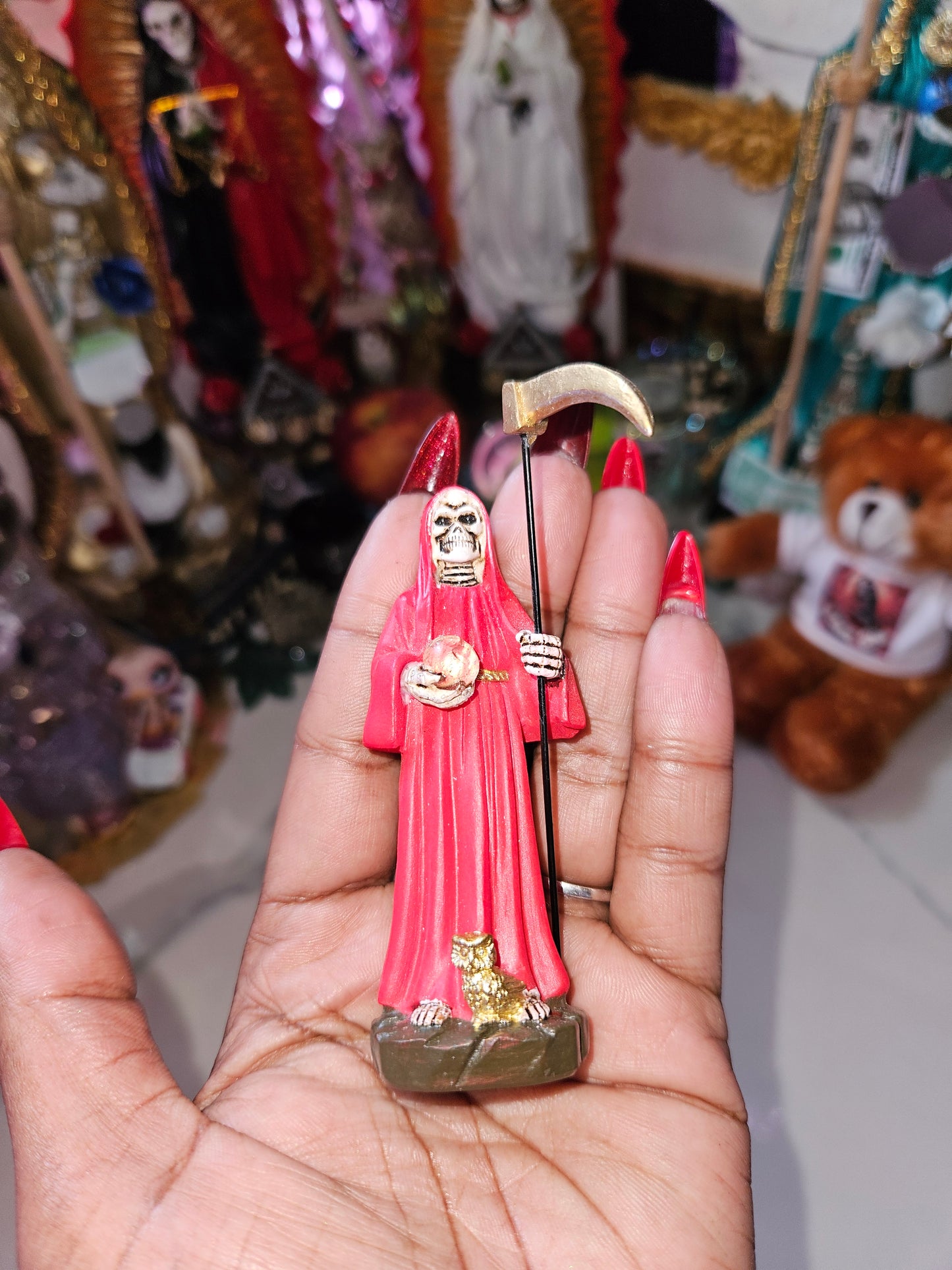 3.5" Mini Santa Muerte Statue