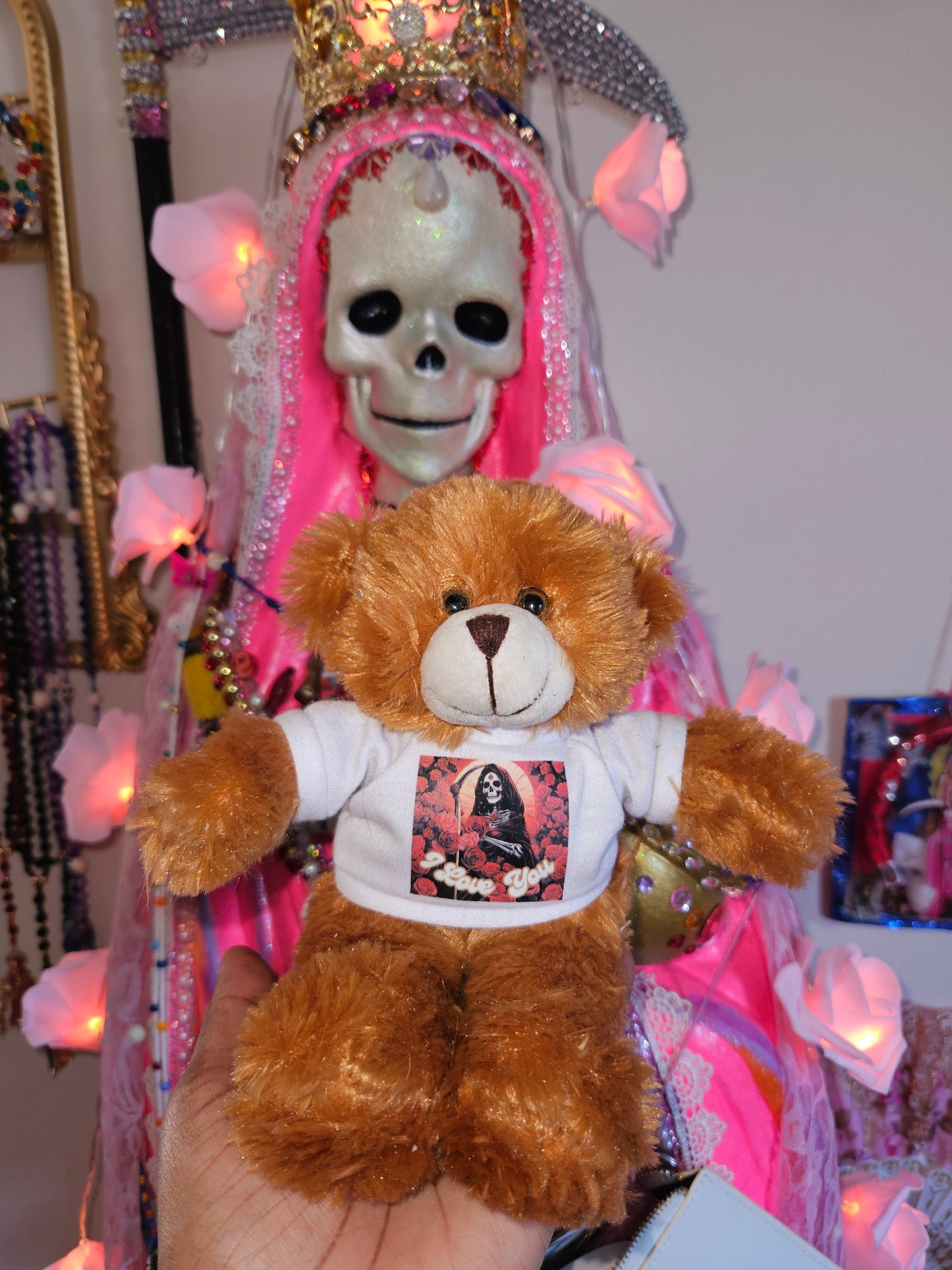 8" Santa Muerte Stuffed Animals