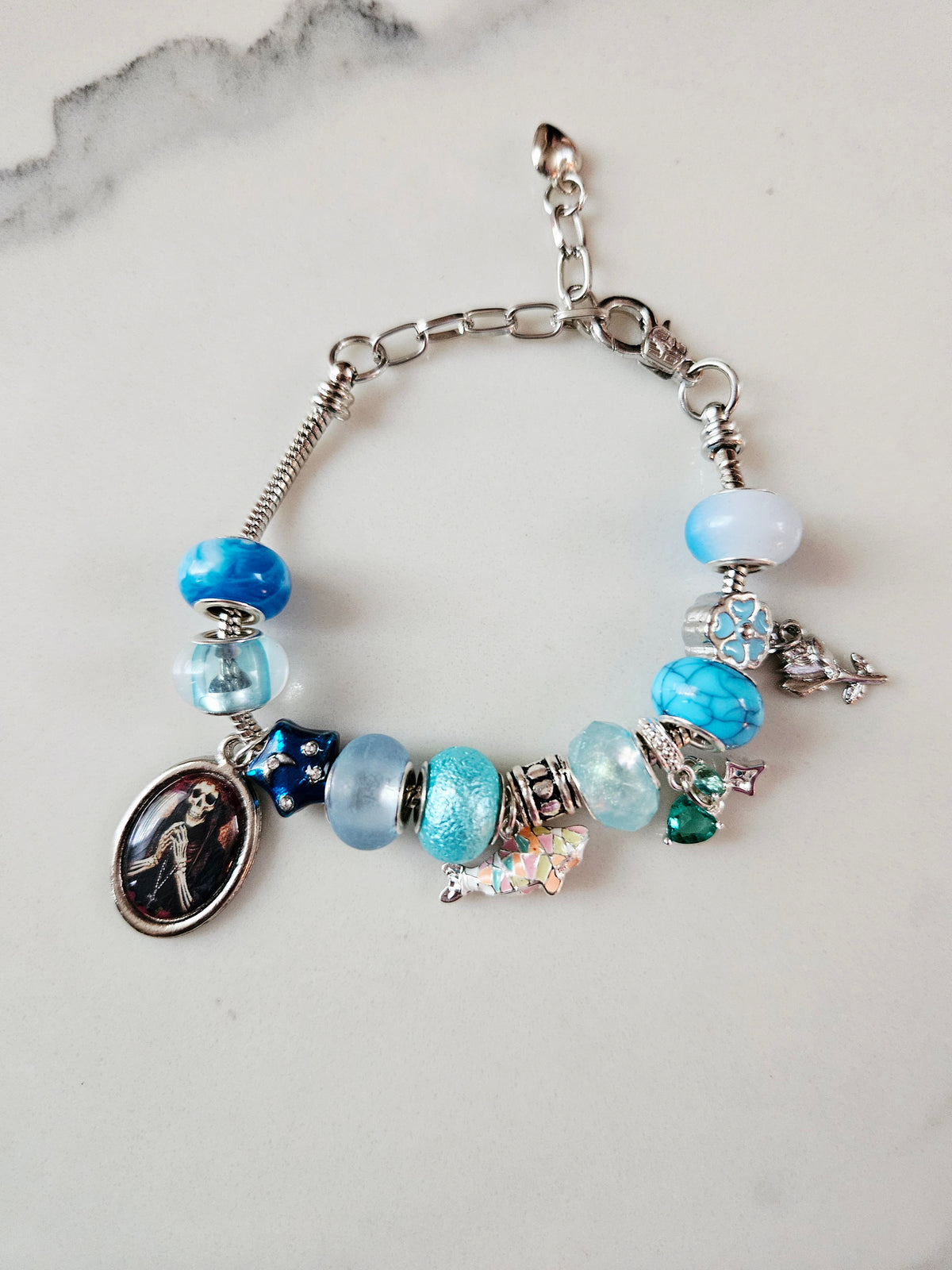 Santa Muerte  Charm Bracelet
