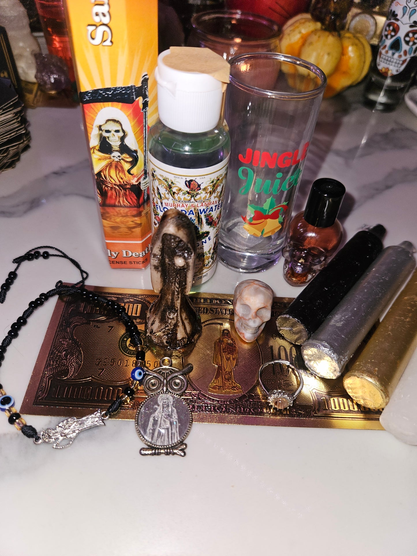 Mini Santa Muerte Statue Bundle