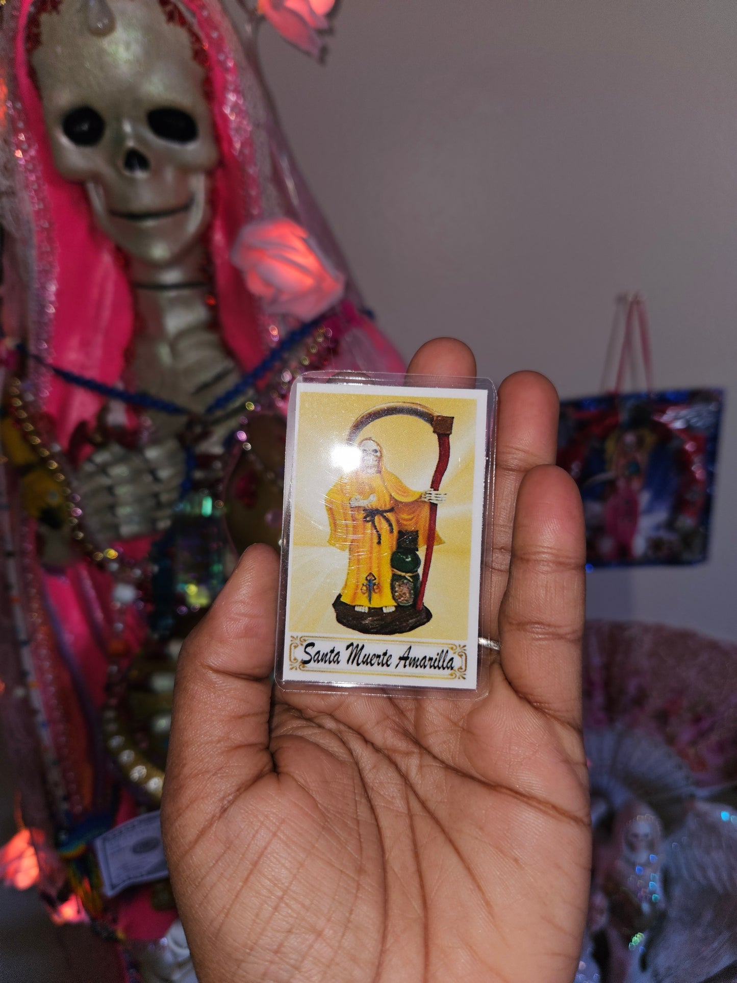 Santa Muerte Prayer Card