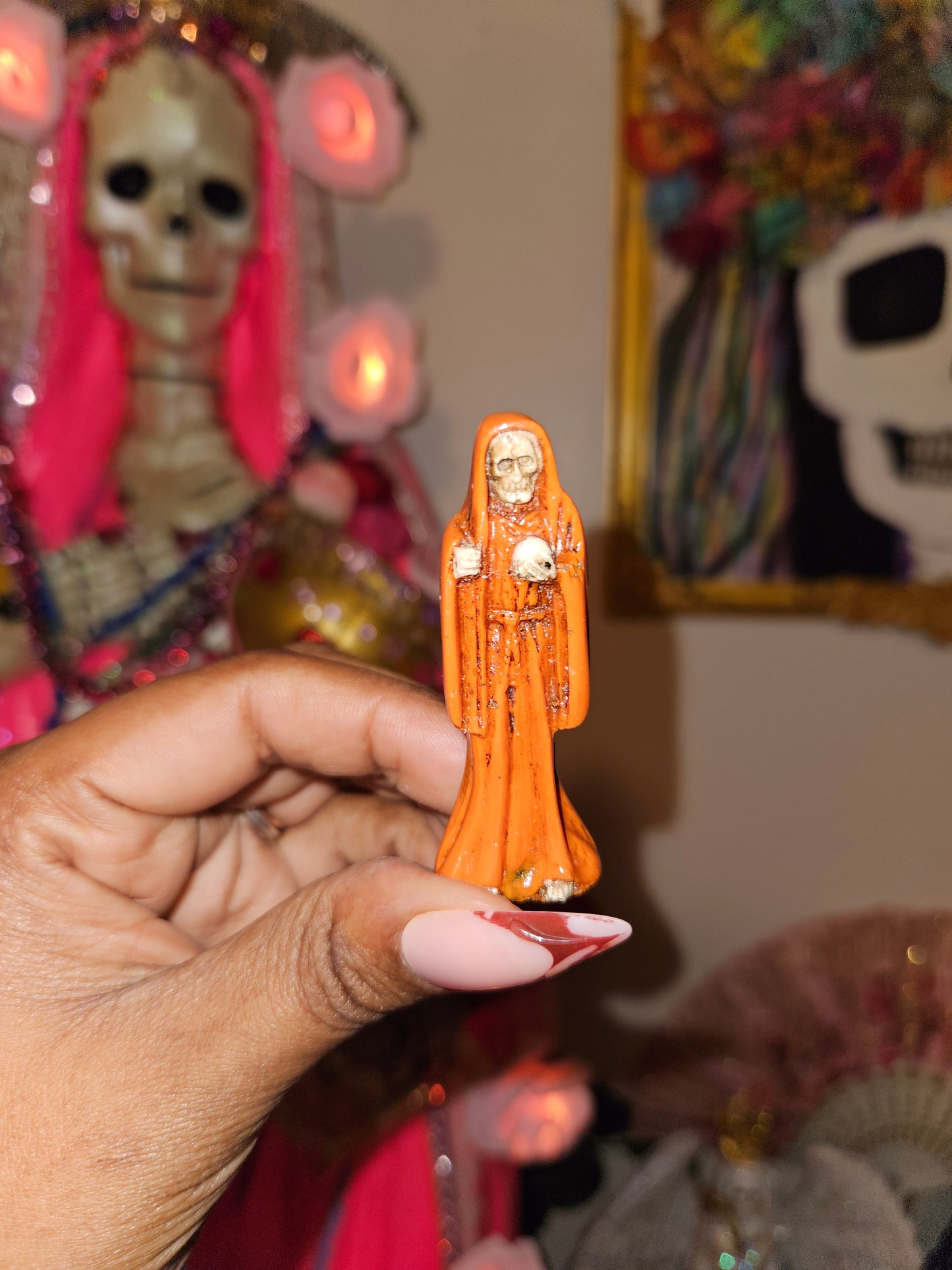 2.5" Mini Santa Muerte Statue Bundle