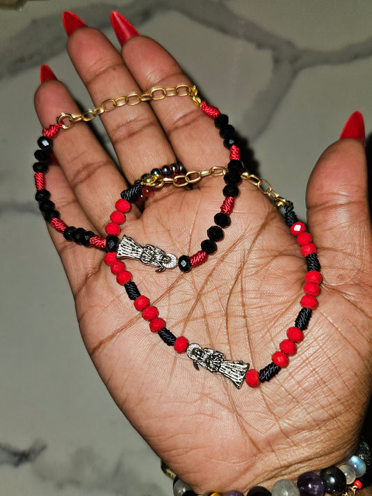 Santa Muerte Protection Bracelet