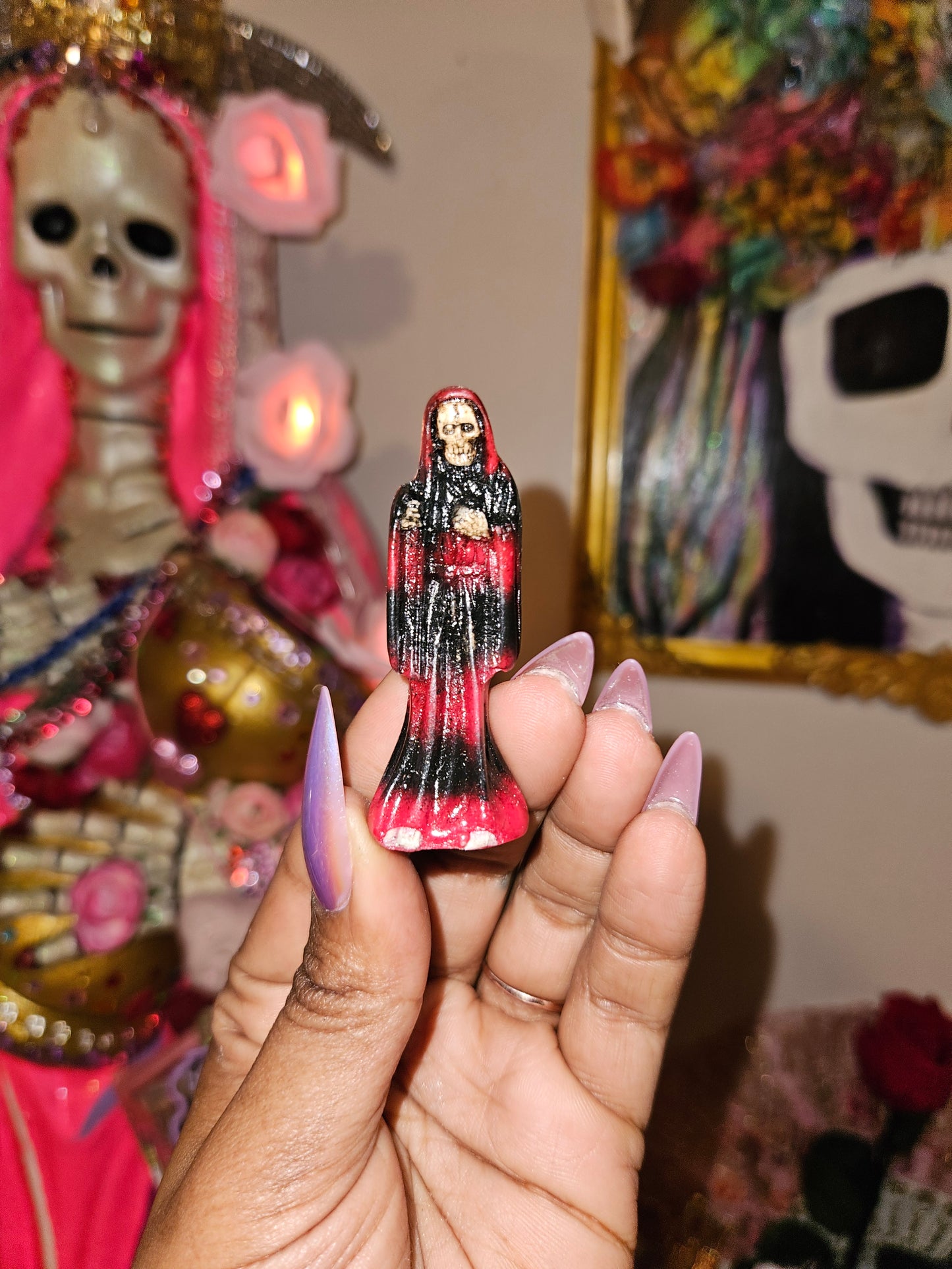 2.5" Mini Santa Muerte Statue