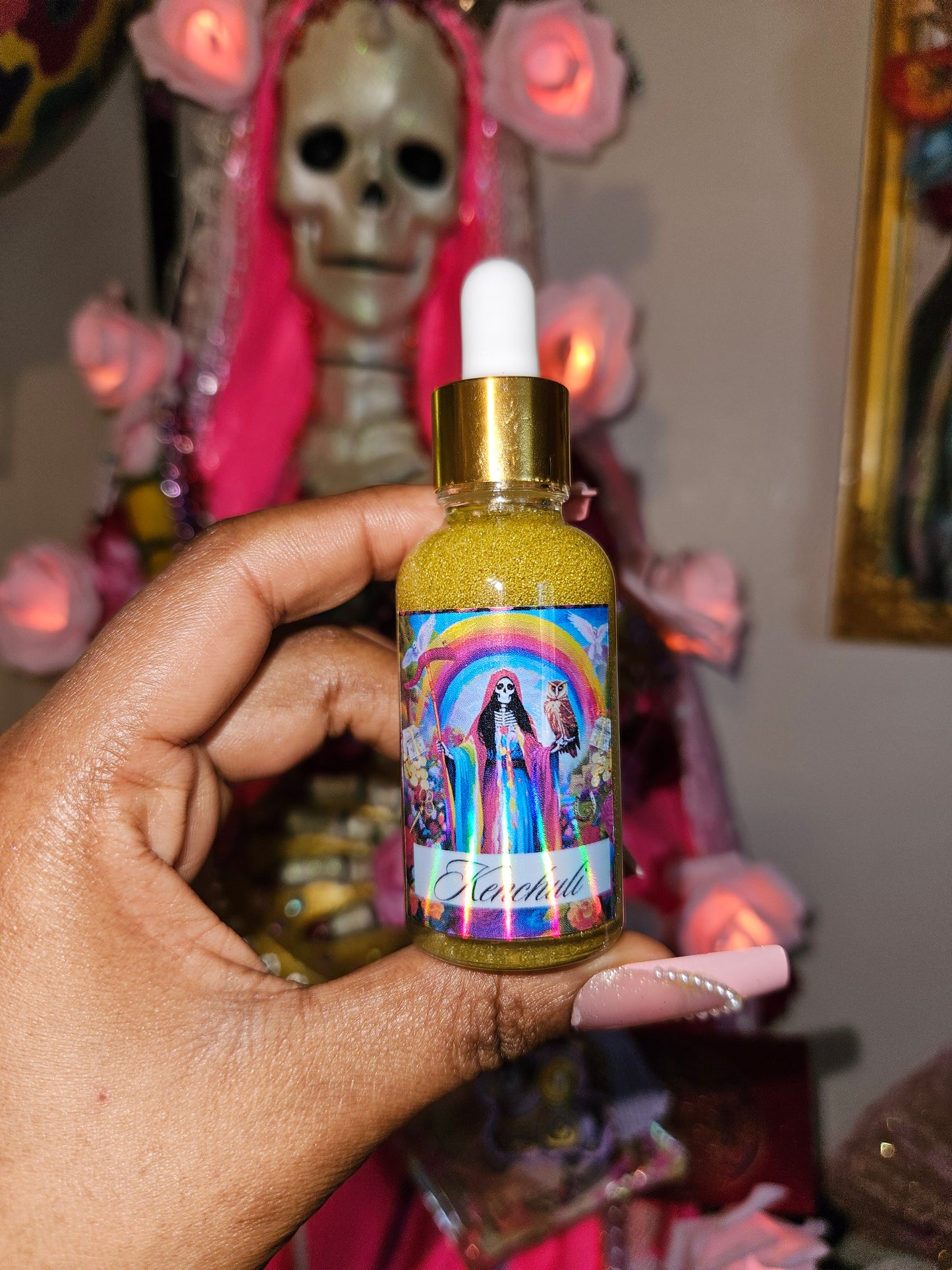 La 7 Colores Dorada "Santa Muerte" Oil