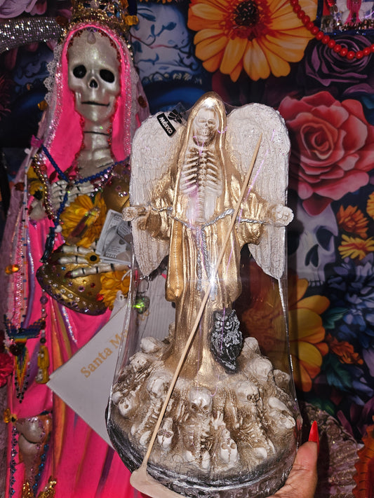 12" Winged Gold Robe Statue