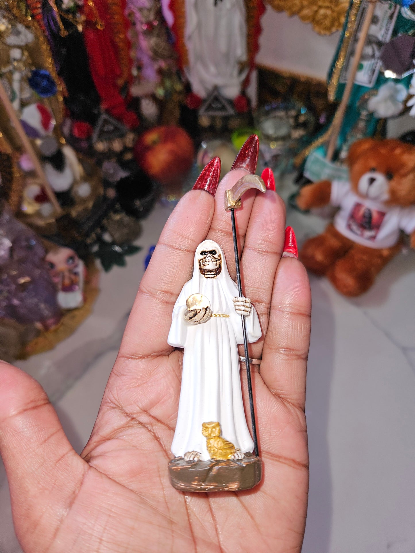 3.5" Mini Santa Muerte Statue