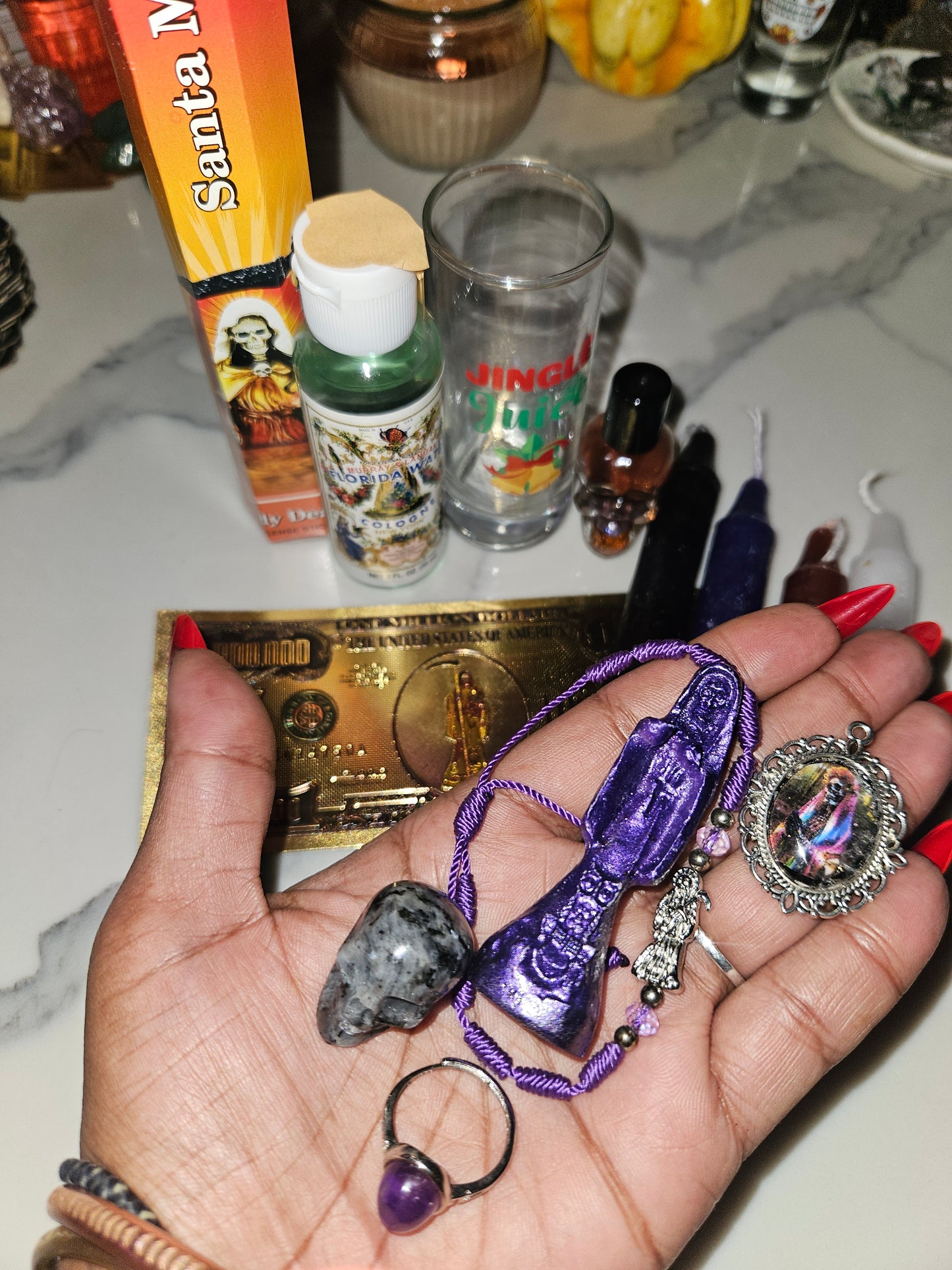 Mini Santa Muerte Statue Bundle