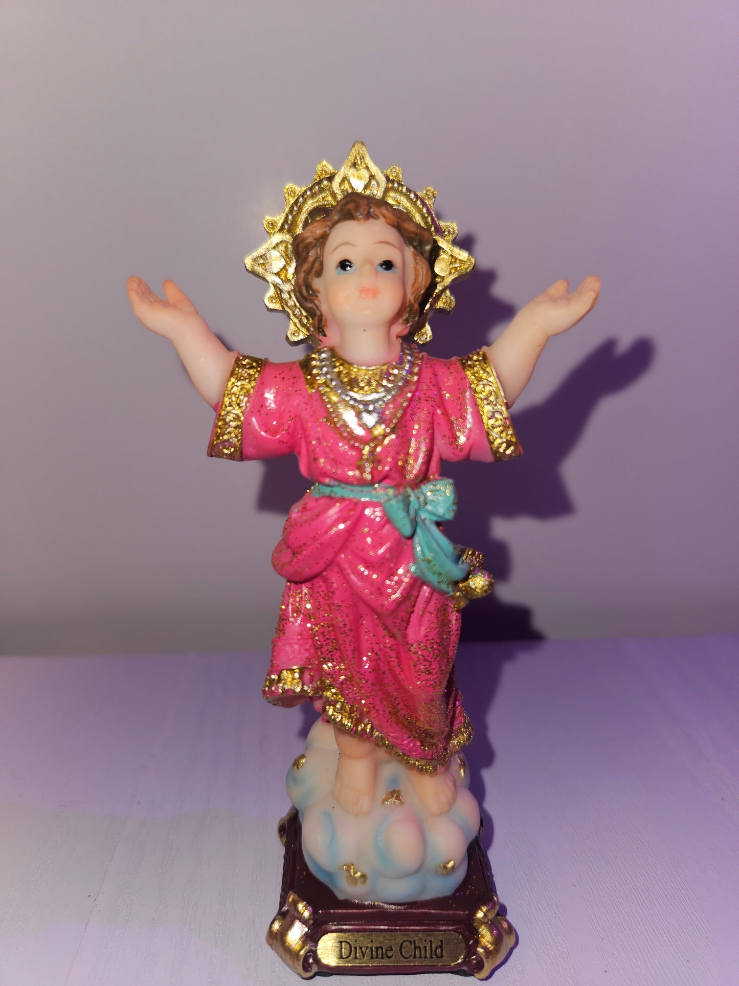 5" Divine Child Statue w/ Prayer Card & Oil