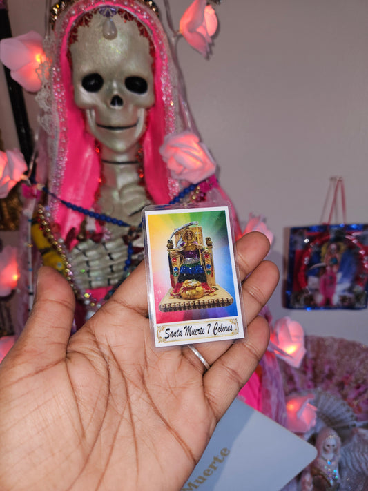 Santa Muerte Prayer Card