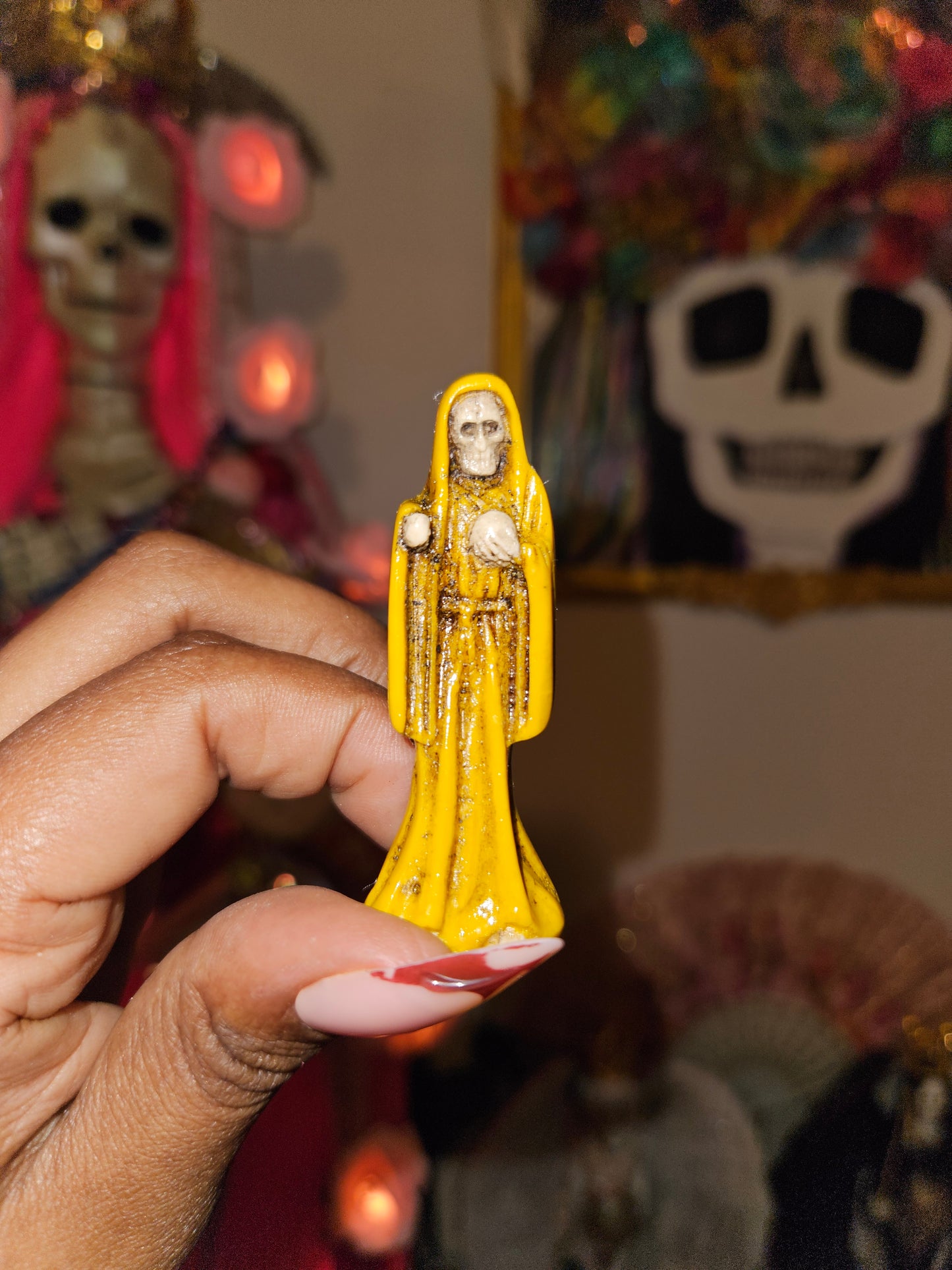 2.5" Mini Santa Muerte Statue Bundle