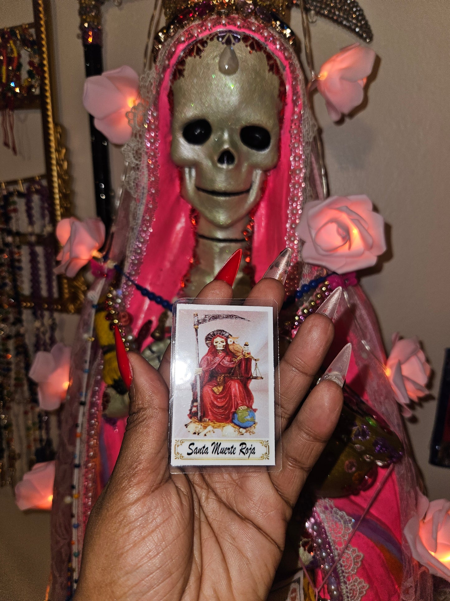 Santa Muerte Prayer Card