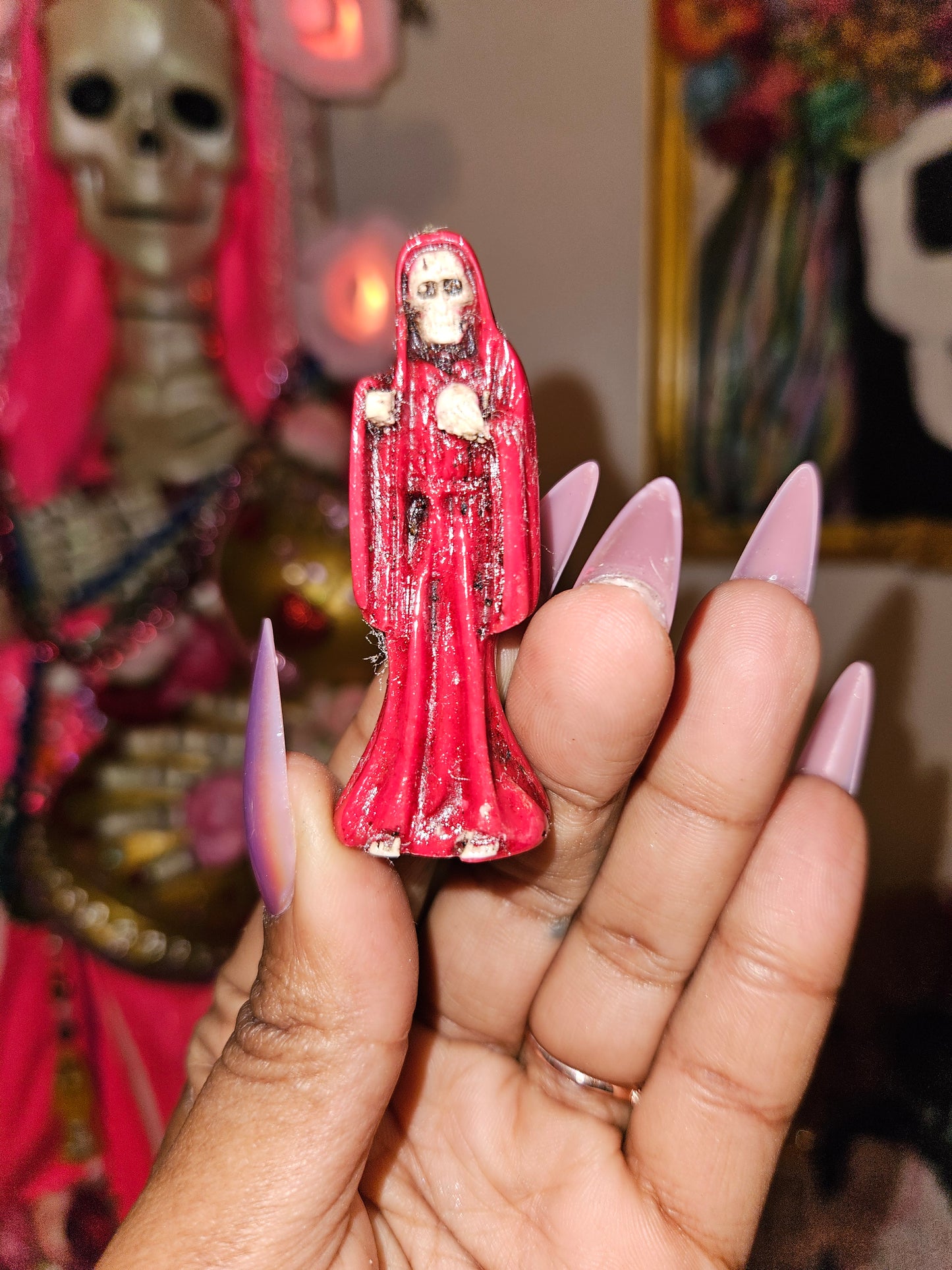 2.5" Mini Santa Muerte Statue Bundle
