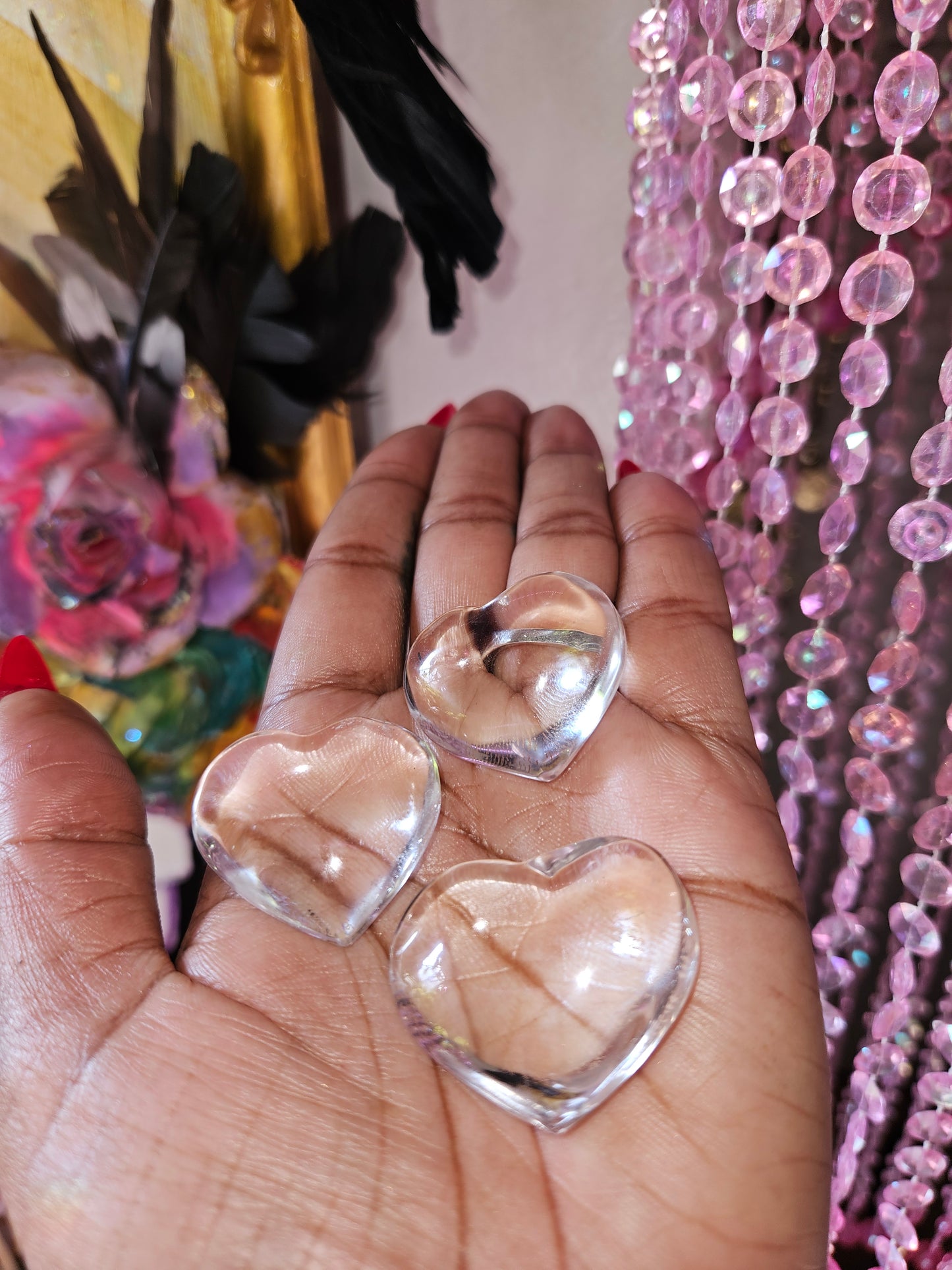 Clear Quartz Heart