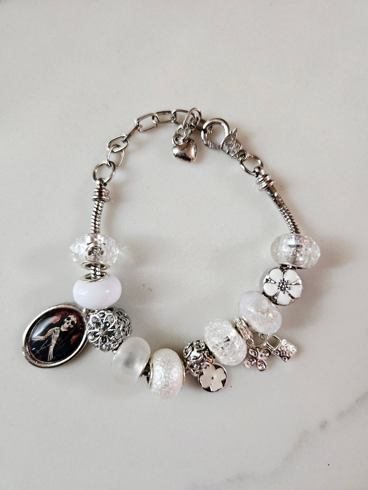 Santa Muerte  Charm Bracelet
