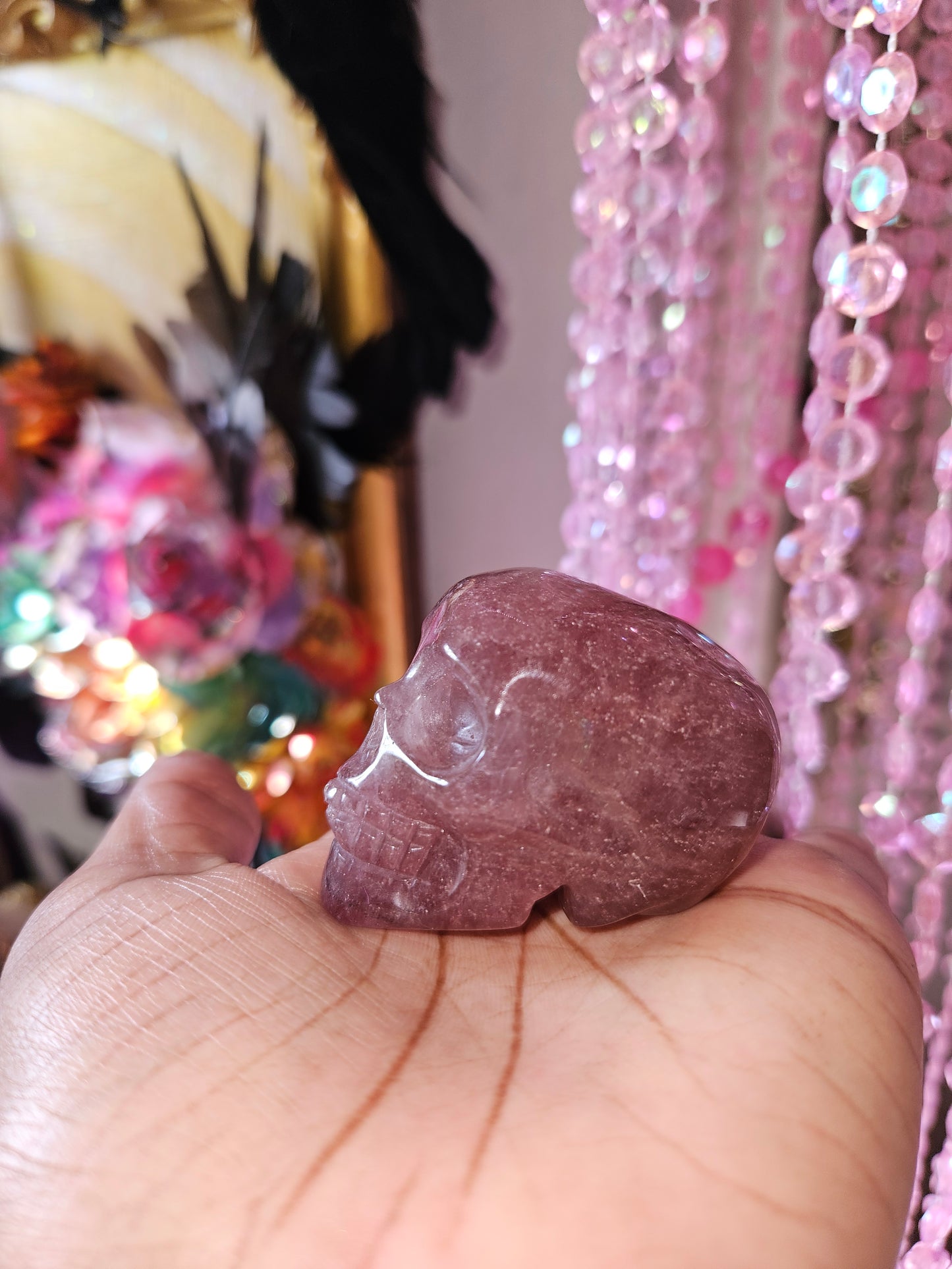 Hand-Carved Crystal Skull