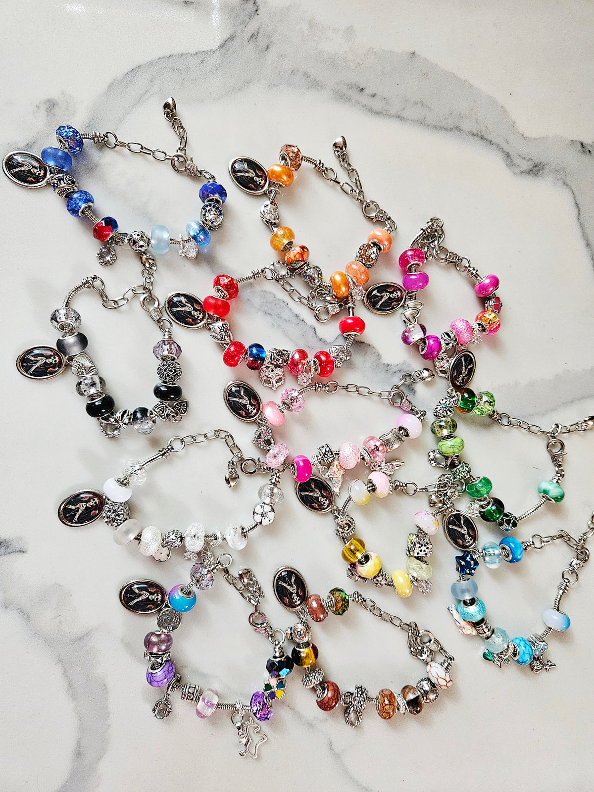 Santa Muerte  Charm Bracelet