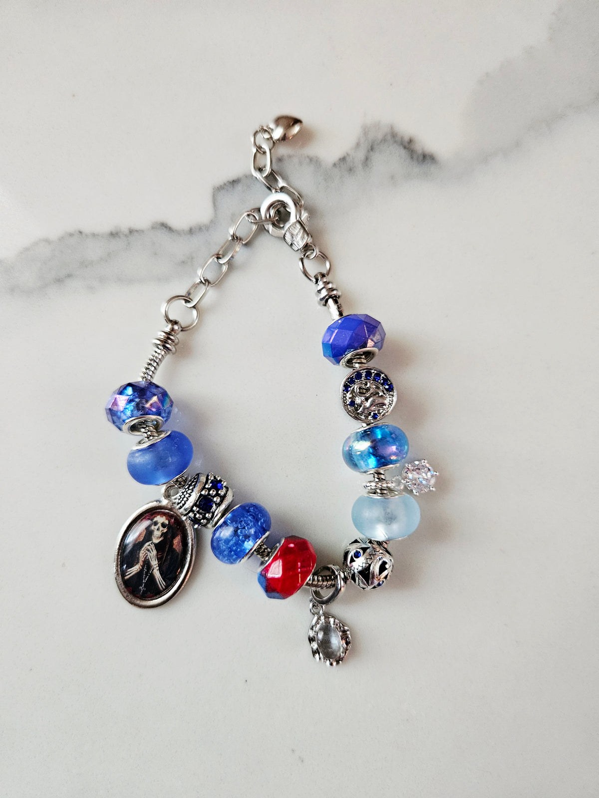Santa Muerte  Charm Bracelet