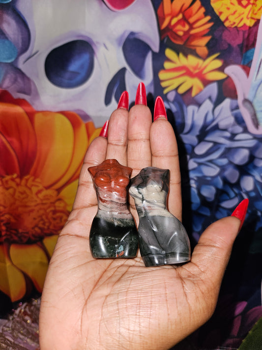 African Blood Jade Crystal Body