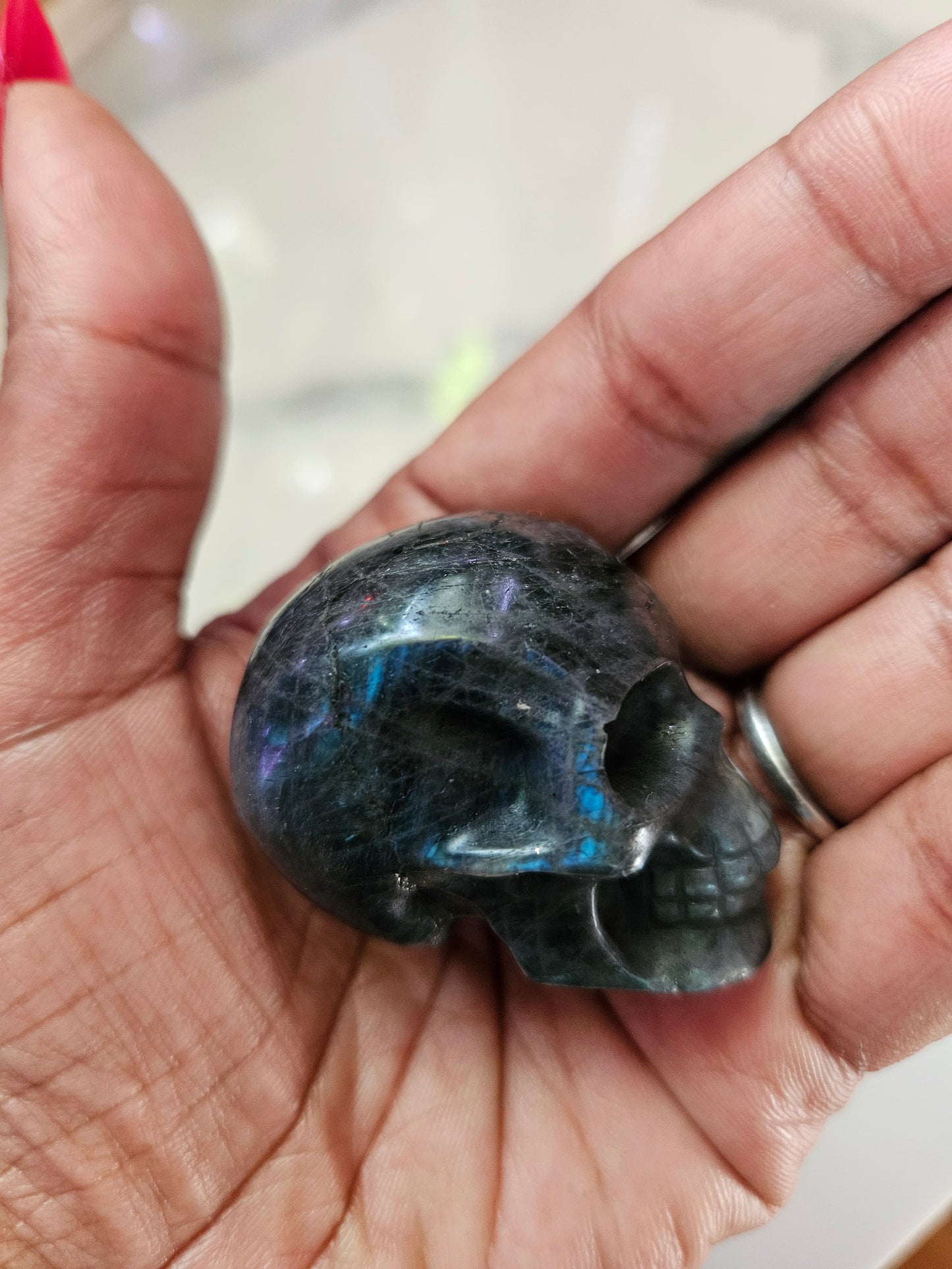 Hand-Carved Crystal Skull